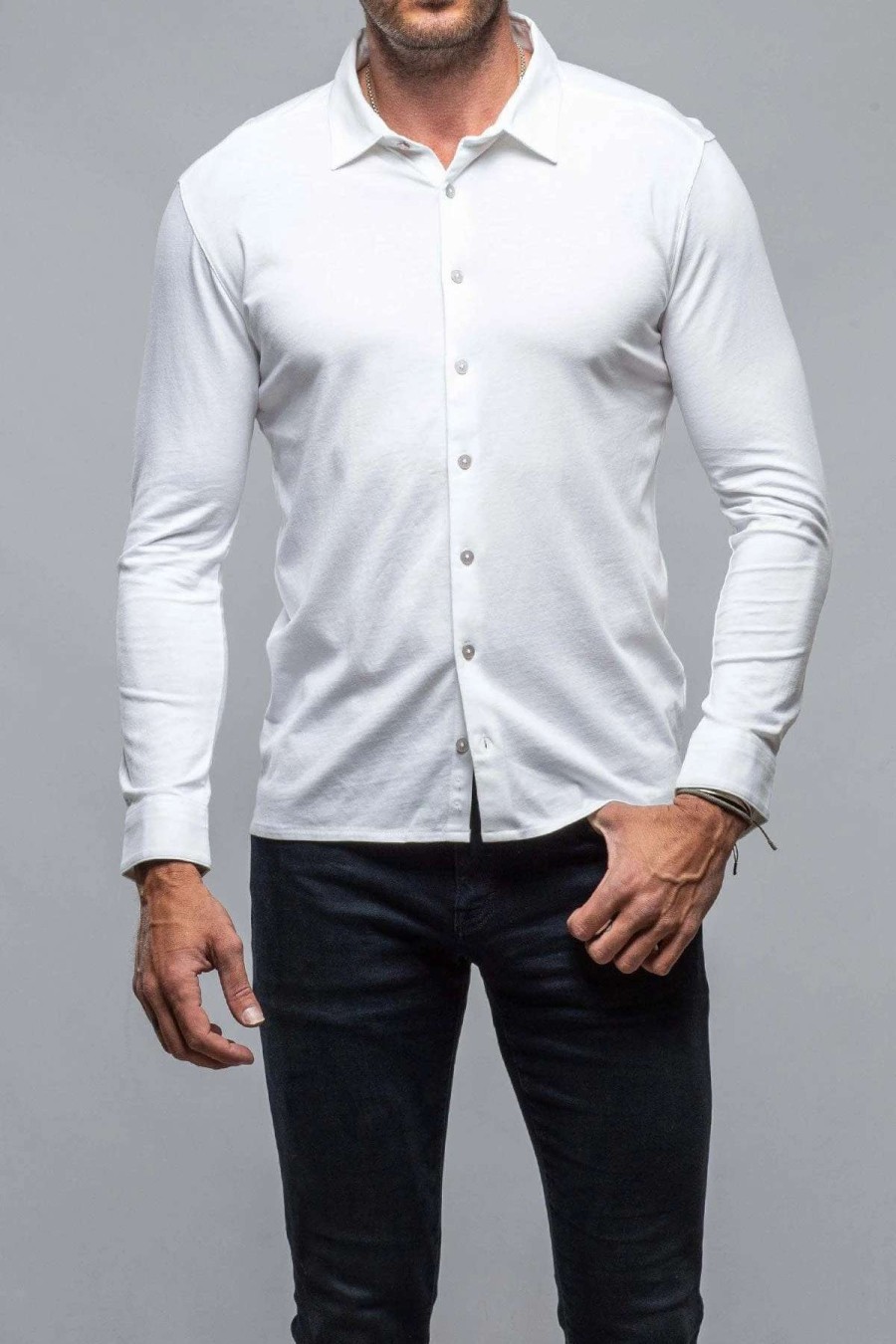 Polo Shirts * | Georg Roth Cambria Button Up Polo In White