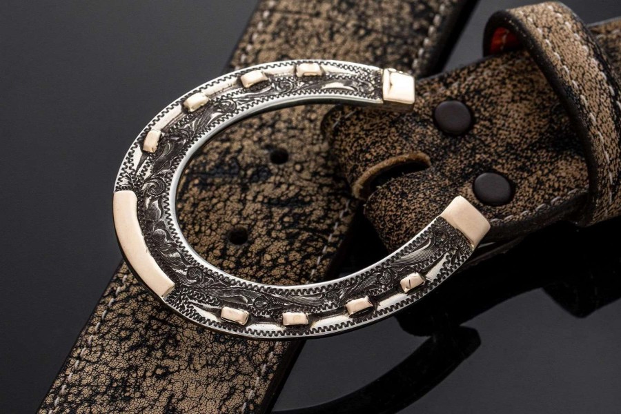 Accessories * | Comstock Heritage Ao Horseshoe Silver/Gold