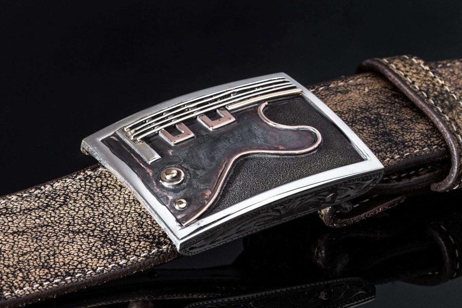 Accessories * | Comstock Heritage Tyson Guitar Silver/Gold