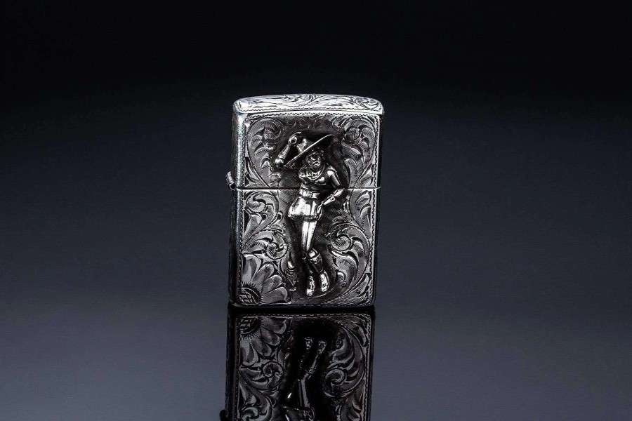 Accessories * | Comstock Heritage Redeo Gal Zippo Silver