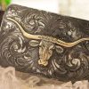 Accessories * | Comstock Heritage Kerr County Longhorn Silver/Gold