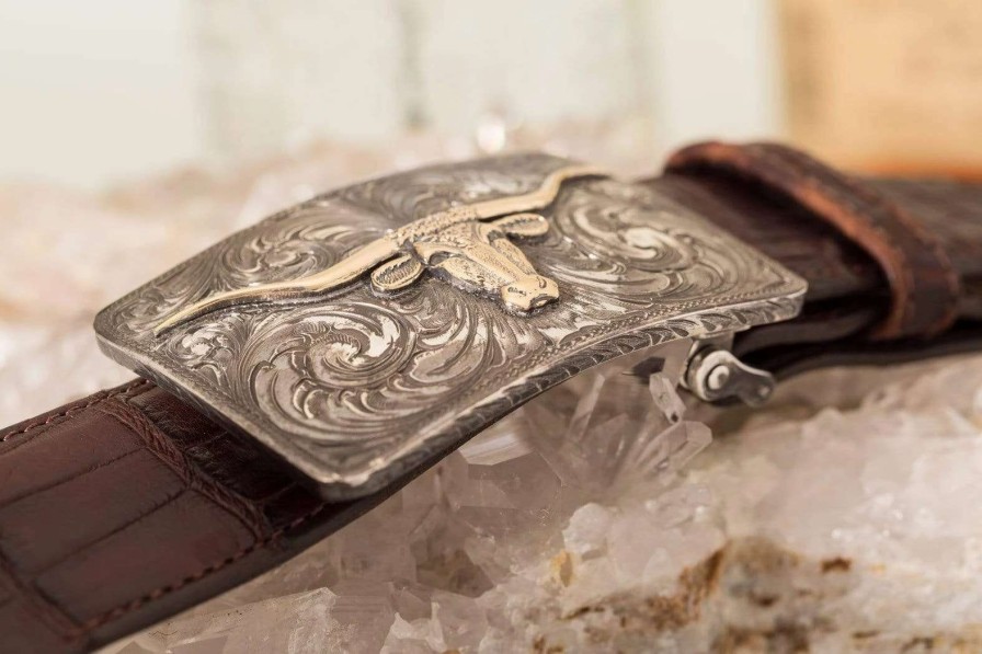 Accessories * | Comstock Heritage Kerr County Longhorn Silver/Gold