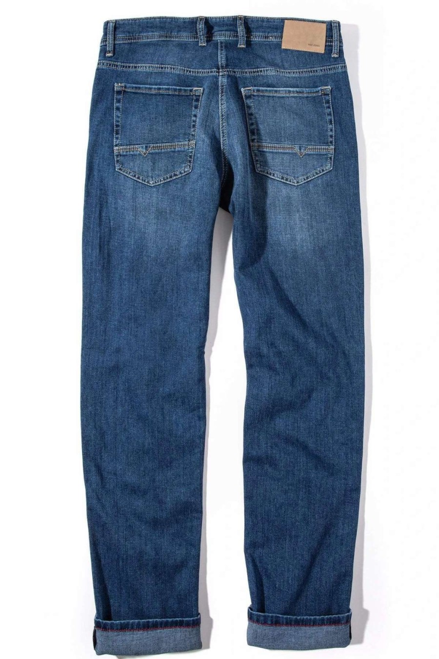 Pants & Denim * | Mac Jeans Mac Arne Jean In Dark Blue Authentic 3D Wash