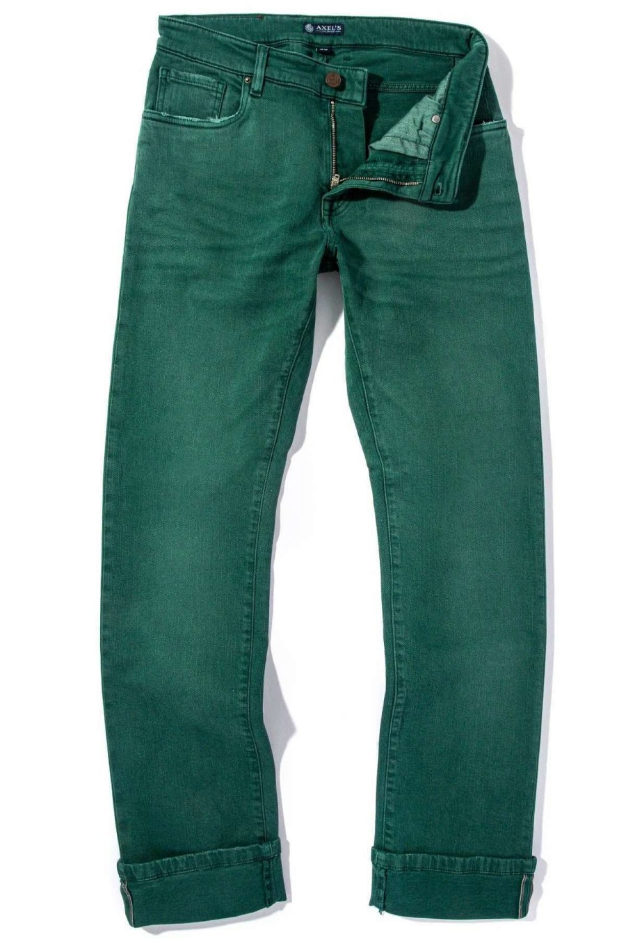 Pants & Denim * | Axels Premium Denim Tucson Selvedge Denim In Green