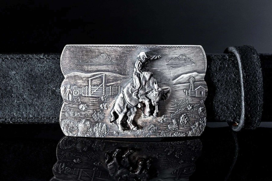 Accessories * | Comstock Heritage Bull Rider Silver/Gold