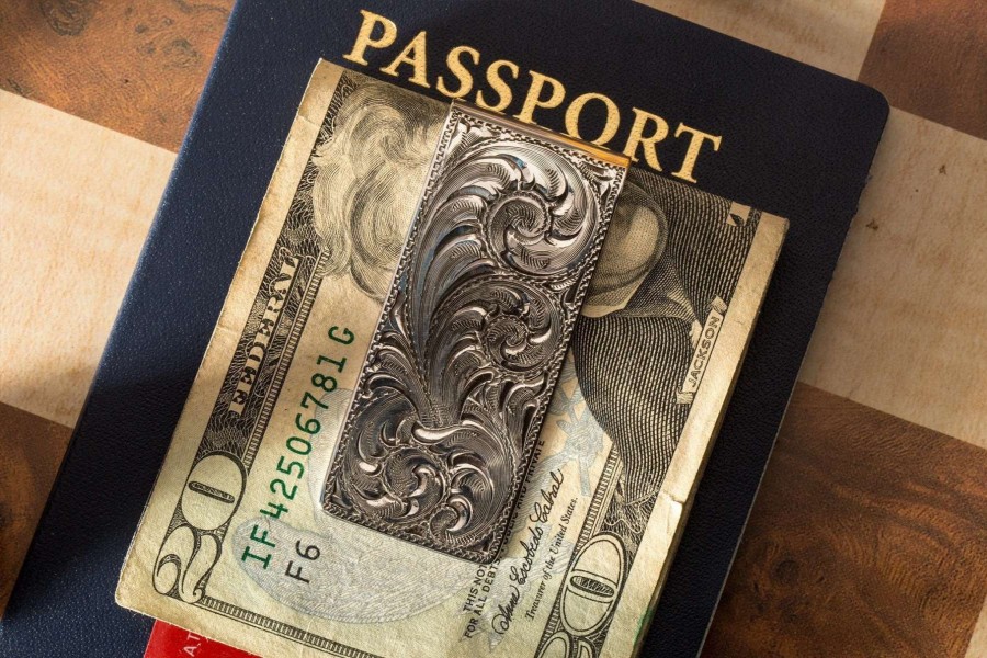 Accessories * | American Buckle Williams Money Clip Silver