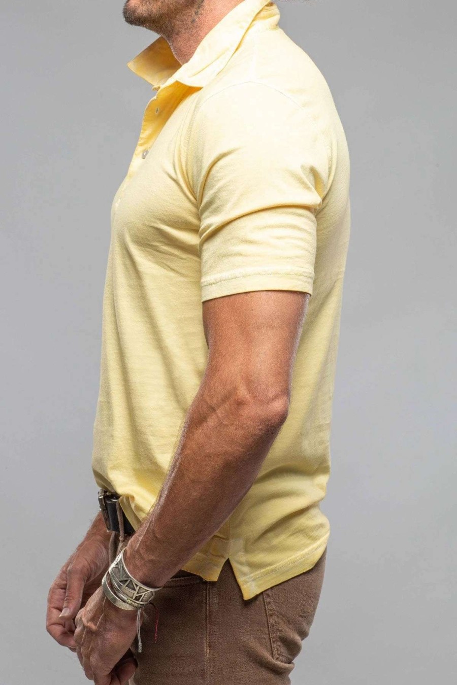 Polo Shirts * | Georg Roth Cruz Cotton Polo In Yellow