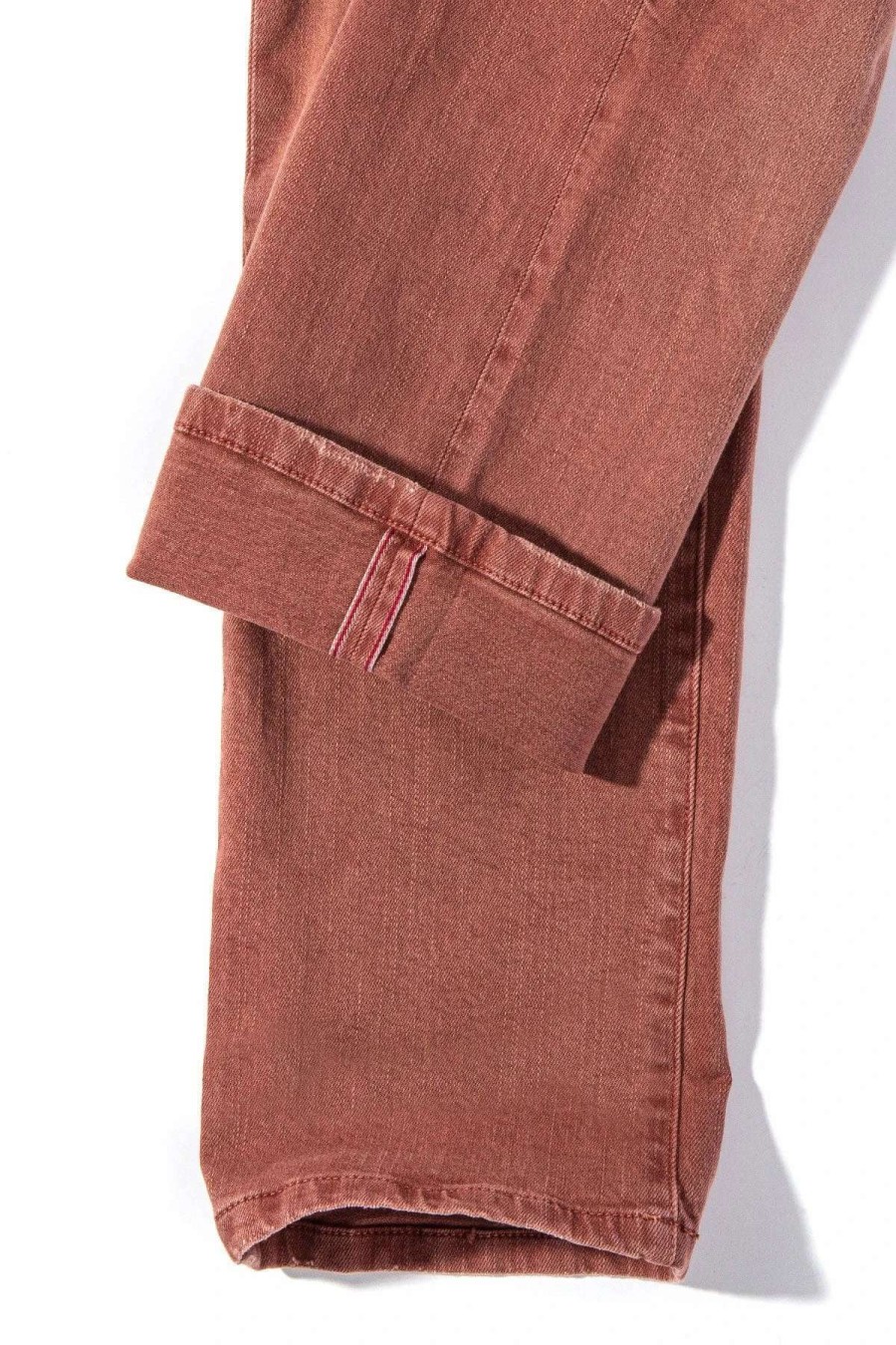 Pants & Denim * | Axels Premium Denim Tucson Selvedge Denim In Terracotta