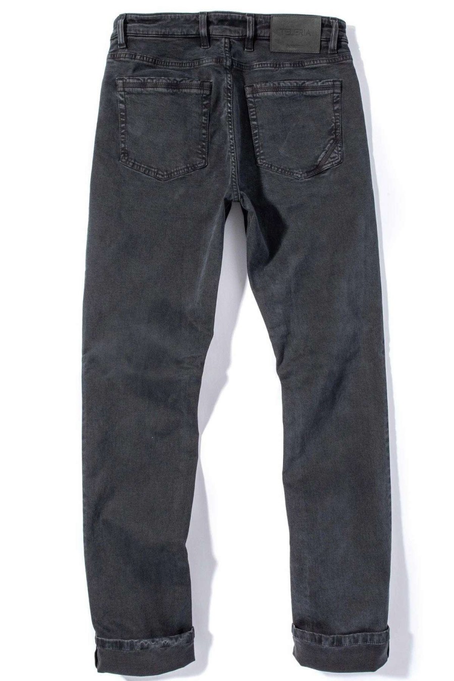 Pants & Denim * | Teleria Zed Ryland Rugged Soft Touch Cotton Jeans In Anthracite