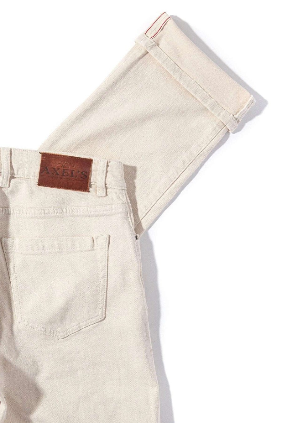 Pants & Denim * | Axels Premium Denim Tucson Selvedge Denim In Off White