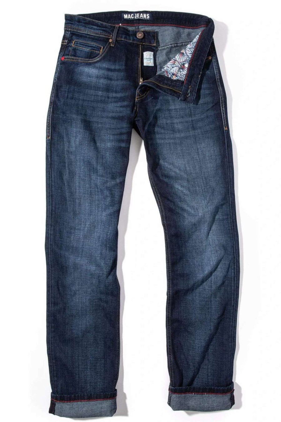 Pants & Denim * | Mac Jeans Mac Arne Jeans In Dark Vintage Blue