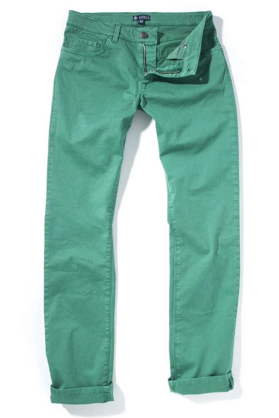 Pants & Denim * | Axels Premium Denim Flagstaff Performance Denim In Verde Giada