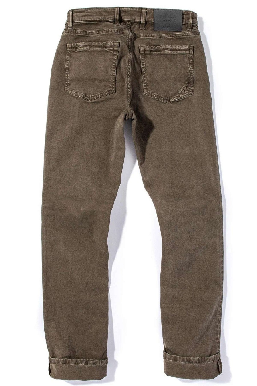 Pants & Denim * | Teleria Zed Ryland Rugged Soft Touch Cotton Jeans In Army