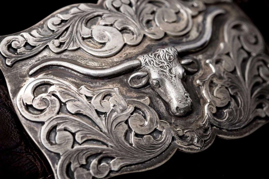 Accessories * | Comstock Heritage Longhorn Trophy Buckle