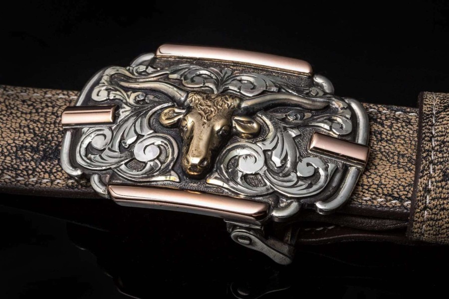 Accessories * | Comstock Heritage Pendleton Longhorn Silver/Gold