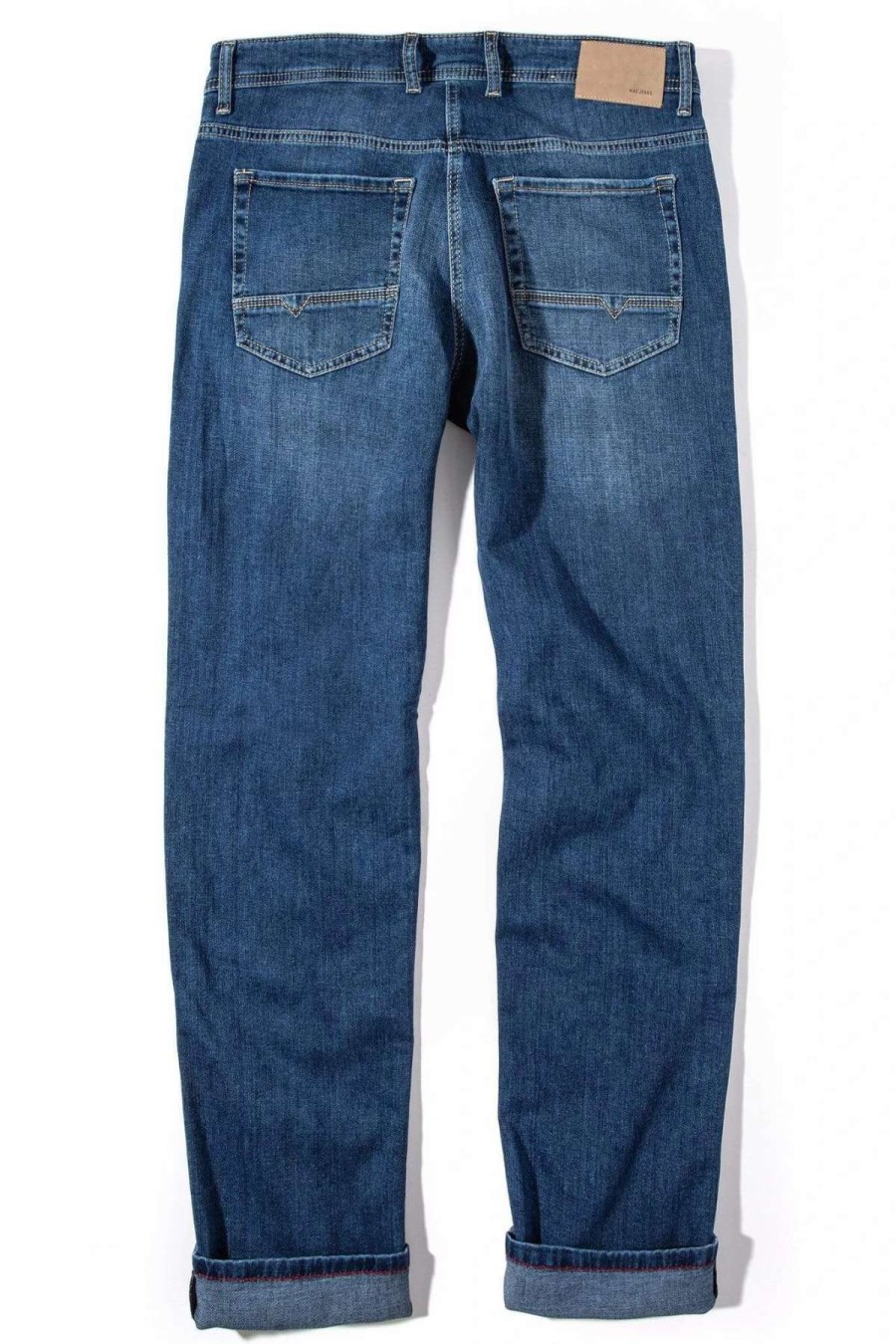 Pants & Denim * | Mac Jeans Mac Arne Jean In Dark Blue Authentic 3D Wash