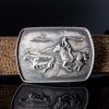 Accessories * | Comstock Heritage Roper Trophy Buckle Silver