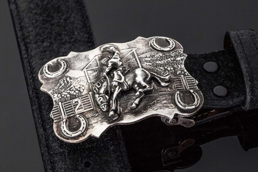 Accessories * | Comstock Heritage Ao Wyatt Hb Trophy Buckle Silver