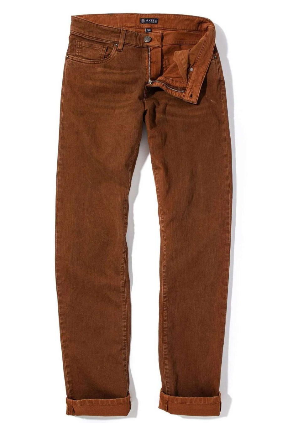 Pants & Denim * | Axels Premium Denim Silverton Colored Denim In Ruggine Vintage Ii