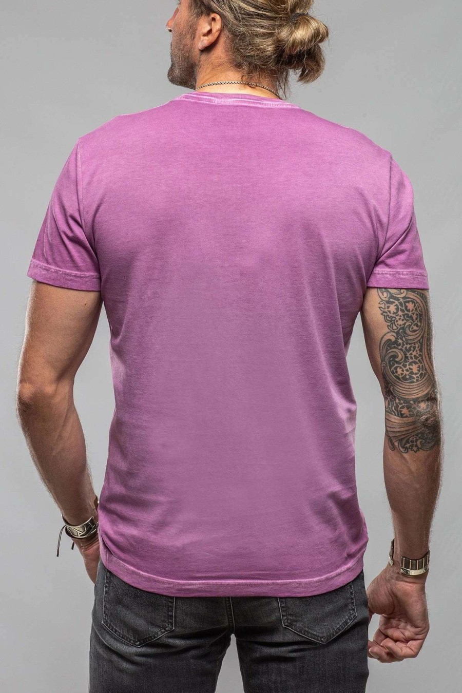 Cotton Tees * | Georg Roth Marco Crew In Plum