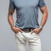 Cotton Tees * | Georg Roth Siena Cotton V Neck In Capri