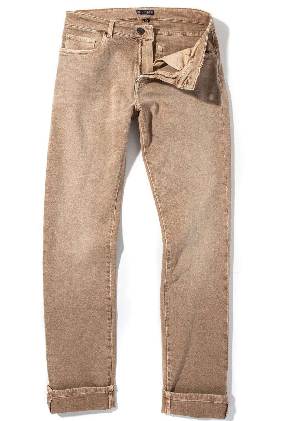 Pants & Denim * | Axels Premium Denim Tucson Selvedge Denim In Desert Sand