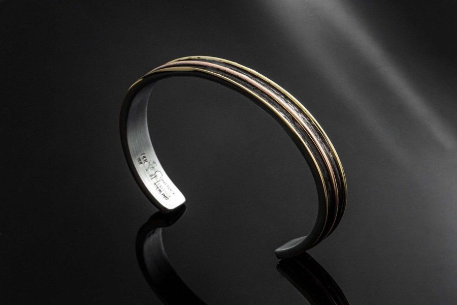 Accessories * | Comstock Heritage Bracelet Prince Silver/Gold