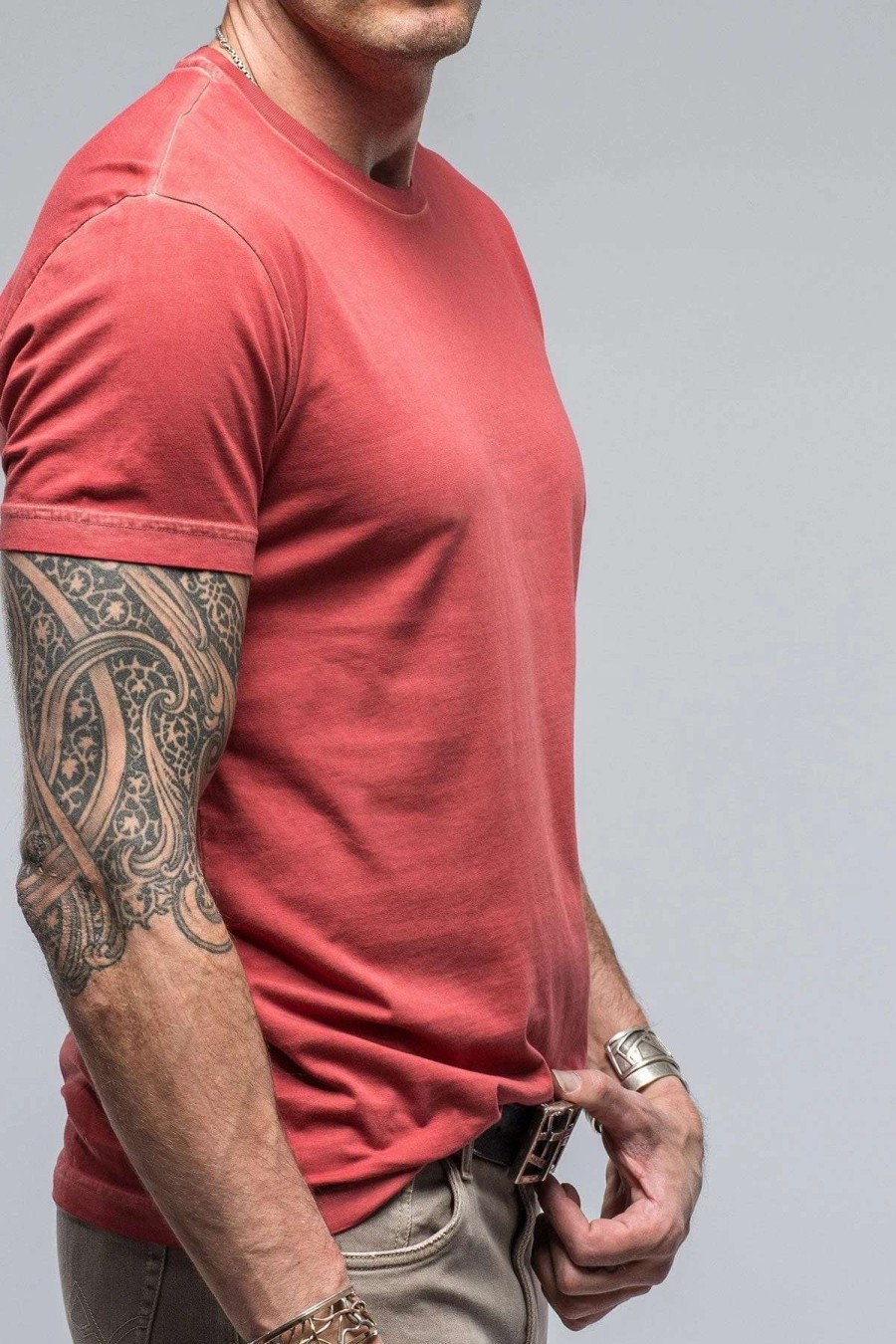 Cotton Tees * | Georg Roth Pismo Cotton Tee In Brick