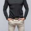 Polo Shirts * | Gimo'S Cotton Torrance Long Sleeve Polo In Black