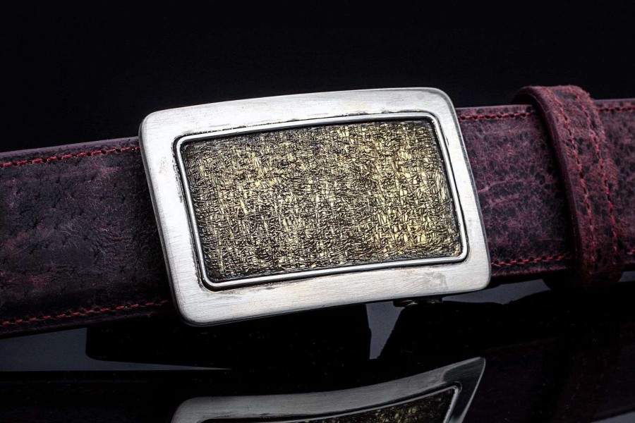 Accessories * | Comstock Heritage Mason Brooks Dress Buckle Silver/Gold