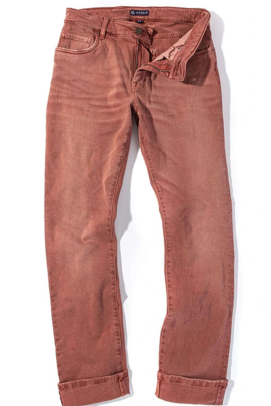 Pants & Denim * | Axels Premium Denim Tucson Selvedge Denim In Terracotta