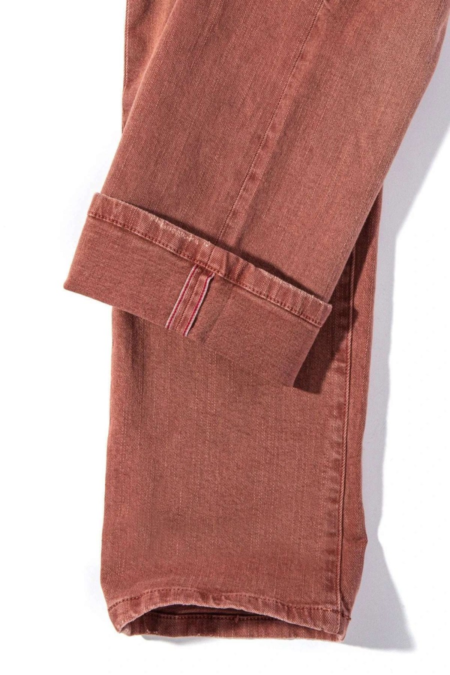 Pants & Denim * | Axels Premium Denim Tucson Selvedge Denim In Terracotta