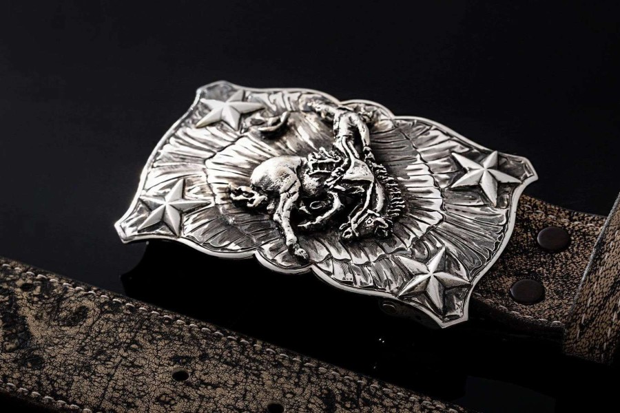 Accessories * | Comstock Heritage Ao Lonestar Jdy Trophy Buckle Silver