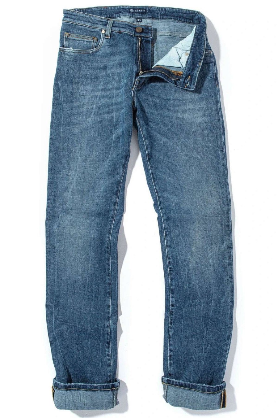 Pants & Denim * | Axels Premium Denim Kingman Denim In Mid Blue