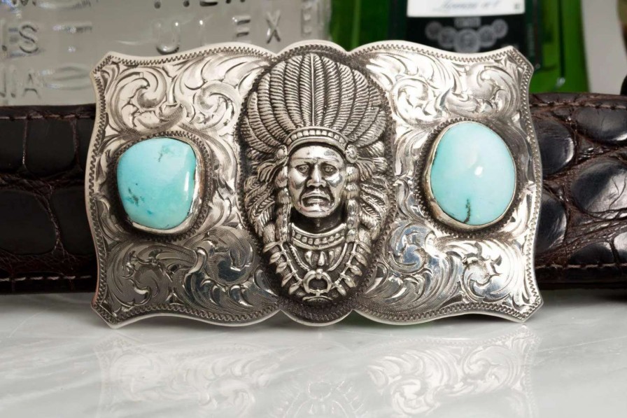 Accessories * | Comstock Heritage Lonestar Turquoise Silver