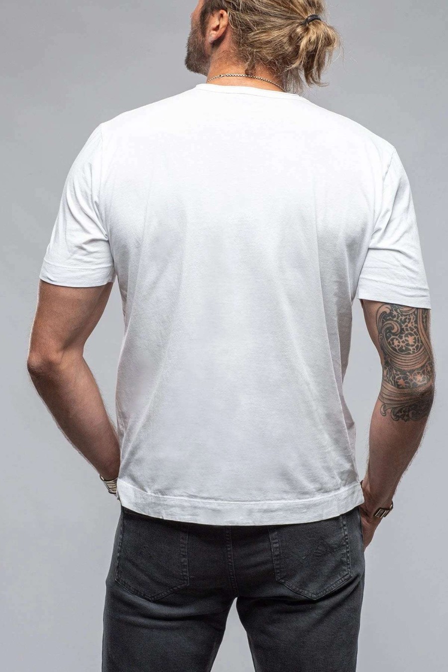 Cotton Tees * | Gimo'S Cotton York Crew Neck In White