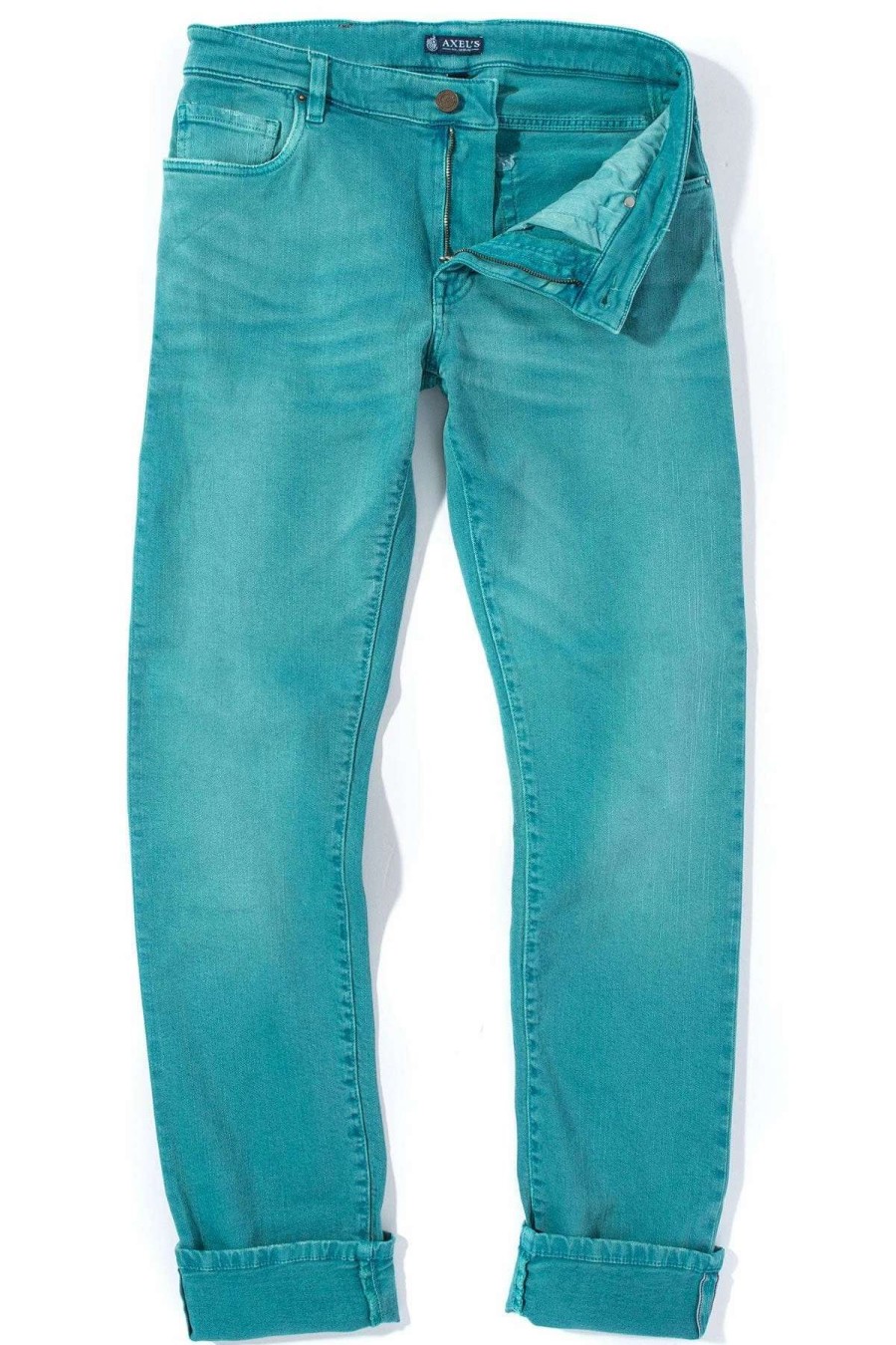 Pants & Denim * | Axels Premium Denim Tucson Selvedge Denim In Biscay Bay