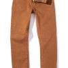 Pants & Denim * | Teleria Zed Ryland Rugged Soft Touch Cotton Jeans In Ruggine