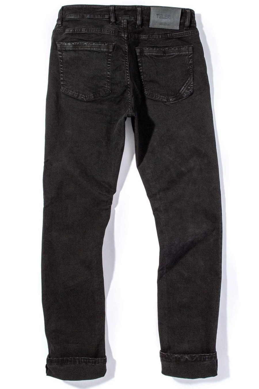 Pants & Denim * | Teleria Zed Ryland Rugged Soft Touch Cotton Jeans In Nero