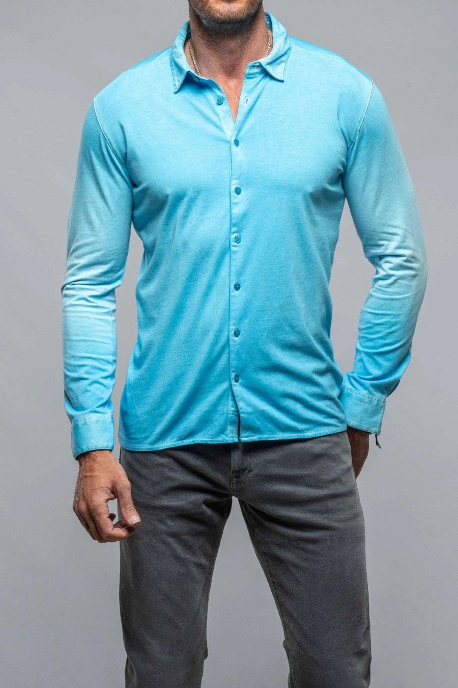 Polo Shirts * | Georg Roth Cambria Button Up Polo In Turquoise