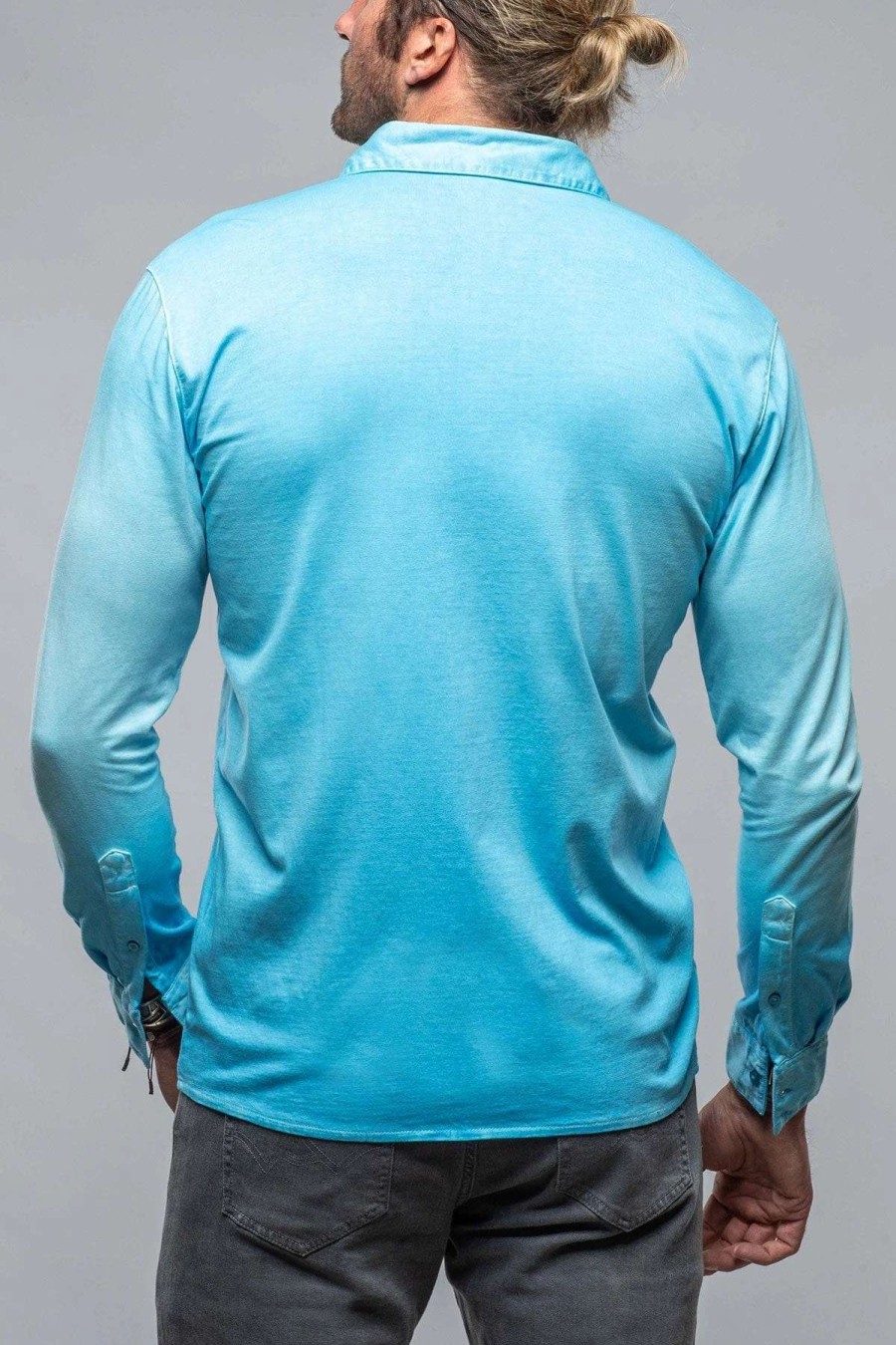 Polo Shirts * | Georg Roth Cambria Button Up Polo In Turquoise