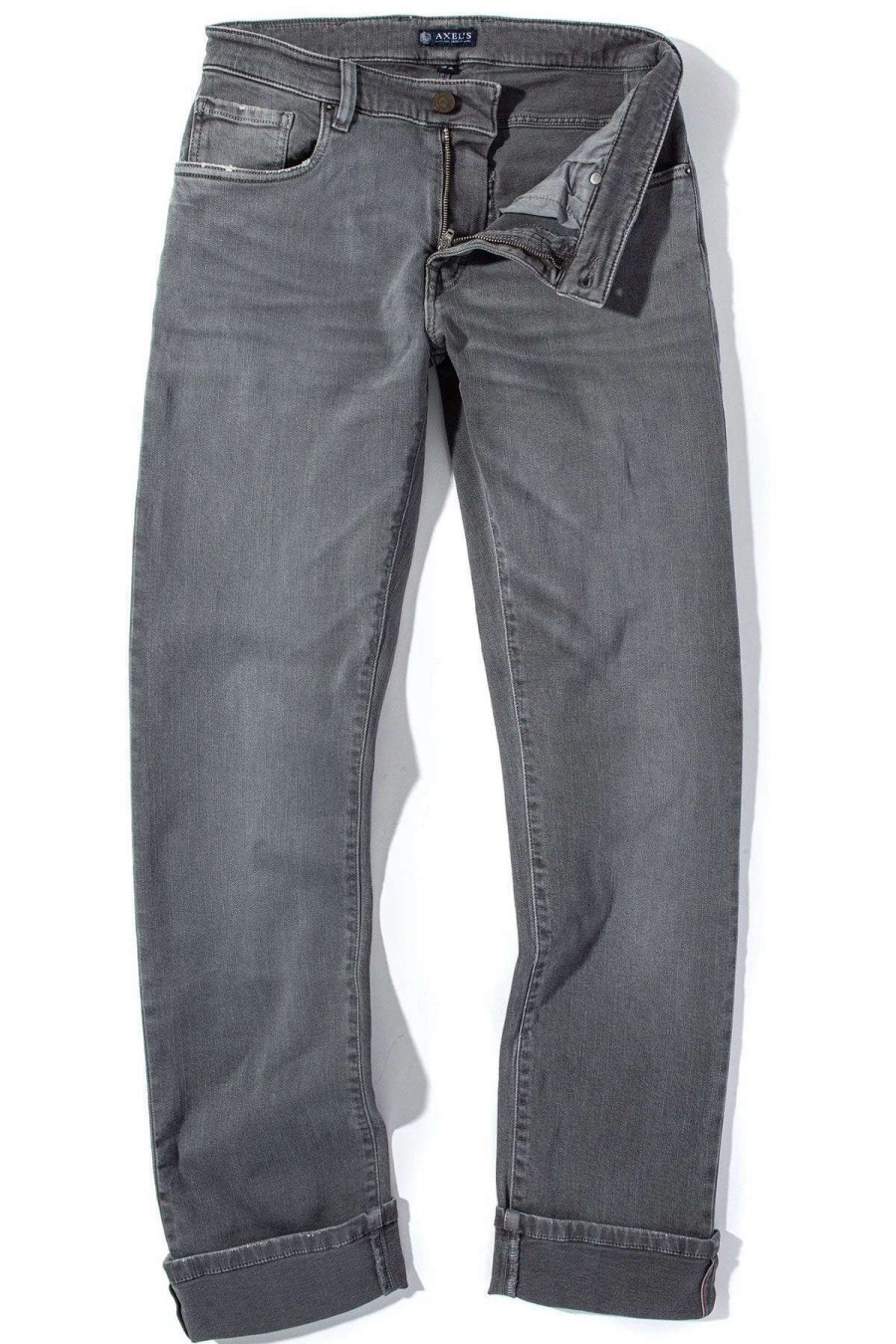 Pants & Denim * | Axels Premium Denim Tucson Selvedge Denim In Grigio