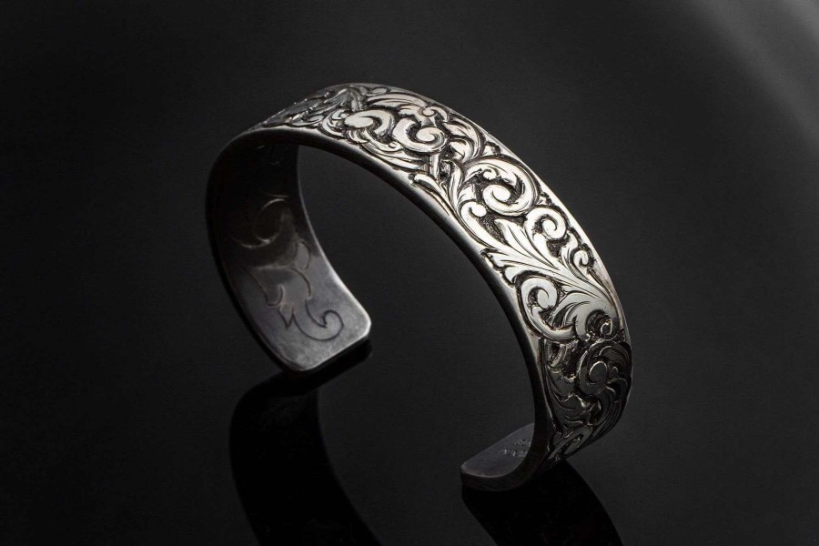 Accessories * | Comstock Heritage Bracelet Harris Silver