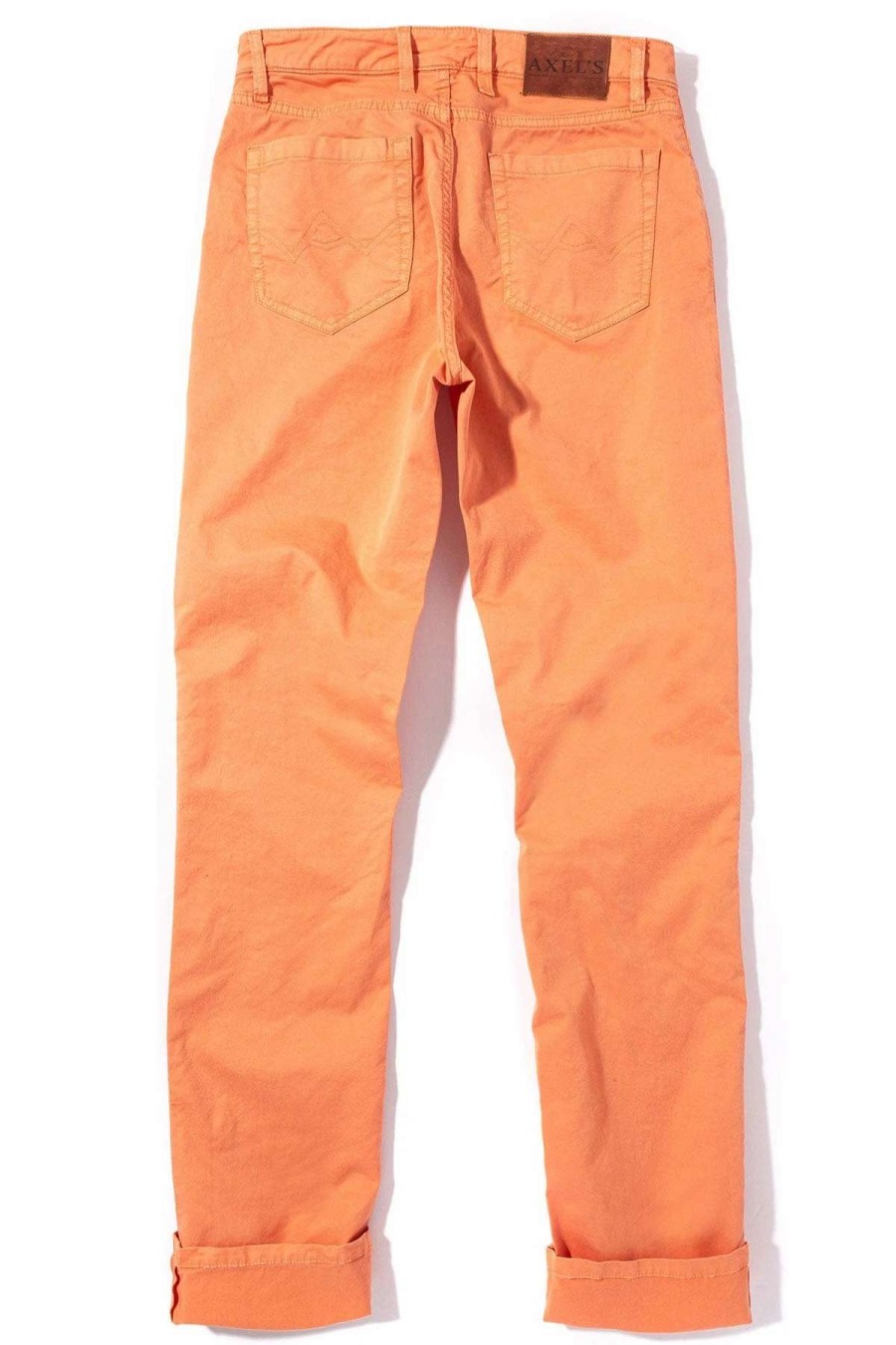 Pants & Denim * | Axels Premium Denim Flagstaff Colored Denim In Tangerine