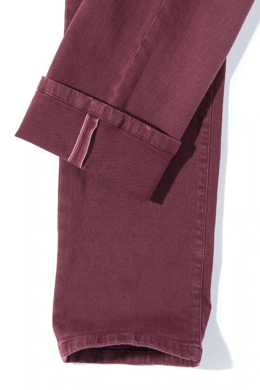 Pants & Denim * | Axels Premium Denim Tucson Selvedge Denim In Bordeaux