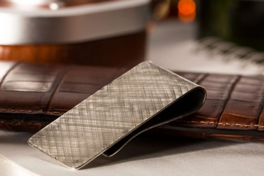 Accessories * | American Buckle Smith Money Clip Silver