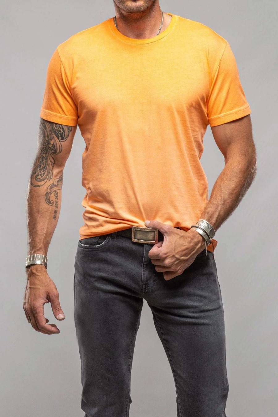 Cotton Tees * | Georg Roth Marco Crew In Orange