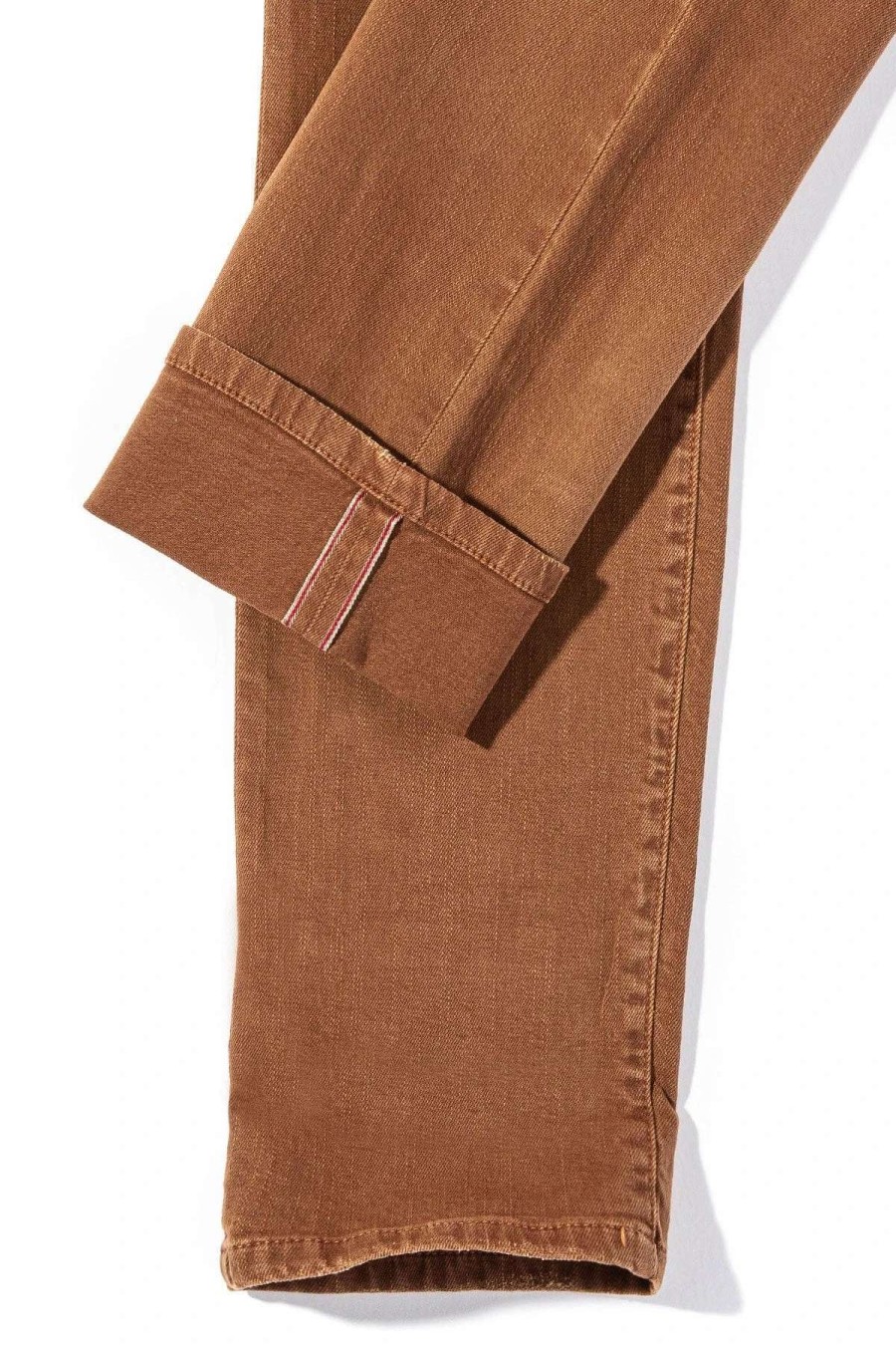 Pants & Denim * | Axels Premium Denim Tucson Selvedge Denim In Cognac Cognac Vintage I