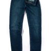 Pants & Denim * | Axels Premium Denim Waylon Over-Dyed Stretch Denim In Petrolio