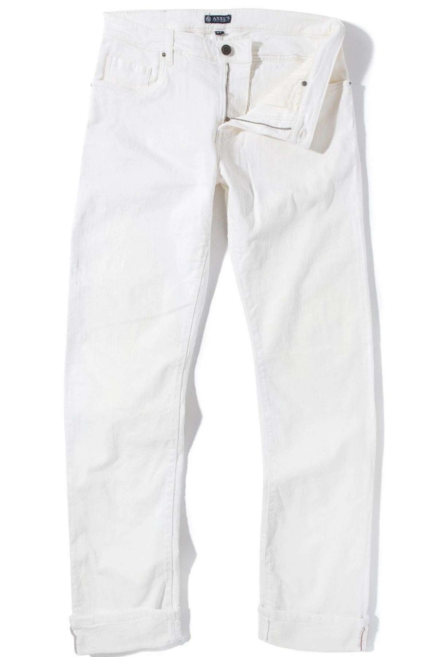 Pants & Denim * | Axels Premium Denim Tucson Selvedge Denim In Bianco